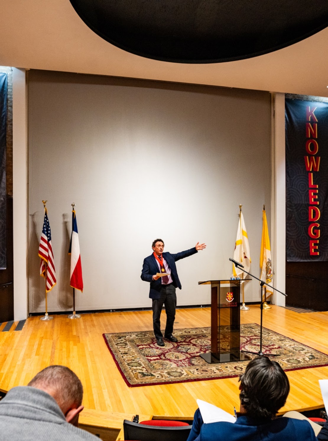 Prof. Oderberg delivers the Annual Aquinas Lecture at the Univ of St Thomas, Houston, March 2024