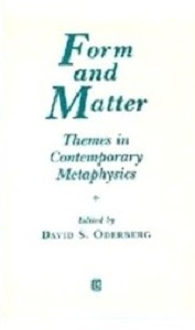 Form and Matter: Themes in Contemporary Metaphysics book cover